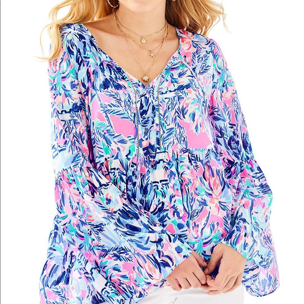Lilly Pulitzer Kahli top | XL